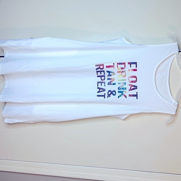 None Dresses & Skirts - Pretty White summer dress thank top